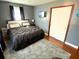 Spacious bedroom with king-size bed and large closet at 235 Blossom St, Goose Creek, SC 29445