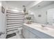 Clean bathroom with double vanity and modern shower at 261 Firewheel Ct, Summerville, SC 29486
