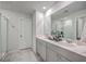 Double vanity bathroom with a walk-in shower at 261 Firewheel Ct, Summerville, SC 29486