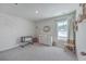 Charming Bedroom with a crib, dresser, and leafy wall accents at 261 Firewheel Ct, Summerville, SC 29486