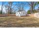 A spacious backyard featuring a wooden fence and a well-maintained lawn, ideal for outdoor activities and privacy at 2889 Alabama Drive, North Charleston, SC 29405