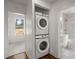 Conveniently located laundry featuring stacked washer and dryer at 2889 Alabama Drive, North Charleston, SC 29405