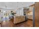 Spacious kitchen featuring an island, stainless steel appliances, and wooden cabinets at 2908 Old Drake Dr, Seabrook Island, SC 29455