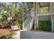 Wooden staircase leading up to a house's elevated entrance at 2908 Old Drake Dr, Seabrook Island, SC 29455
