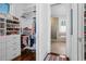 Spacious walk-in closet with ample shelving and hanging space at 2908 Old Drake Dr, Seabrook Island, SC 29455