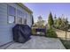 Stone patio with grill and privacy fence at 304 Bloomington Way, Summerville, SC 29486