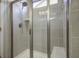 Large walk-in shower with glass enclosure and tile surround at 304 Bloomington Way, Summerville, SC 29486
