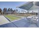 Two bocce ball courts with seating areas at 304 Bloomington Way, Summerville, SC 29486