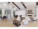 Relaxing community room with a fireplace and comfortable seating at 304 Bloomington Way, Summerville, SC 29486