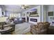 Spacious living room with hardwood floors and fireplace at 304 Bloomington Way, Summerville, SC 29486