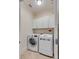 Laundry room with washer, dryer, and built in storage at 355 Cooper River Dr, Mount Pleasant, SC 29464