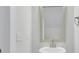 Small bathroom with single sink and vanity at 3725 Grange Cir, Summerville, SC 29486
