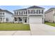 Two-story house with gray siding, white trim, and black shutters at 3725 Grange Cir, Summerville, SC 29486