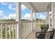 Spacious front porch perfect for relaxing and enjoying the view at 391 Wappoo Trace Ln, Summerville, SC 29486