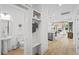 Clean powder room with pedestal sink and white toilet at 391 Wappoo Trace Ln, Summerville, SC 29486