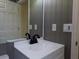 Modern bathroom sink with updated faucet and vanity at 402 Citadel St, Ladson, SC 29456