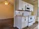 Newly remodeled kitchen featuring white shaker cabinets and granite countertops at 402 Citadel St, Ladson, SC 29456
