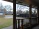 Screened porch overlooking backyard and neighborhood at 402 Citadel St, Ladson, SC 29456