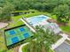 Community pool, pickleball courts, playground, and clubhouse at 4041 Oxeye Loop, Johns Island, SC 29455