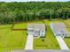 Aerial view of house, yard, and neighboring properties at 4041 Oxeye Loop, Johns Island, SC 29455
