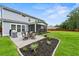 Backyard with patio, screened porch and grill at 4041 Oxeye Loop, Johns Island, SC 29455