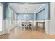 Dining room with light hardwood floors, white table and chairs at 4041 Oxeye Loop, Johns Island, SC 29455