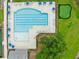 Resort-style pool with lap lanes and surrounding lounge area at 4041 Oxeye Loop, Johns Island, SC 29455