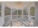 Wooden gazebo with white railings offering scenic wooded views at 4816 8Th Tee Dr, Hollywood, SC 29449