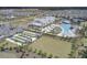 Aerial view of community with clubhouse and amenities at 482 Hidden Meadow Ln, Summerville, SC 29486