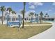 Luxury cabanas with comfortable seating near the pool at 482 Hidden Meadow Ln, Summerville, SC 29486