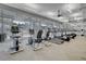 Fitness center with cardio and weight training equipment at 482 Hidden Meadow Ln, Summerville, SC 29486