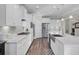 Modern kitchen with white cabinets and quartz countertops at 482 Hidden Meadow Ln, Summerville, SC 29486