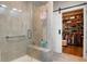 Bathroom with a large shower and a walk-in closet at 531 Switchgrass Dr, Summerville, SC 29486