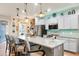 Open concept kitchen with granite island and stainless steel appliances at 531 Switchgrass Dr, Summerville, SC 29486