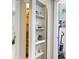 Built-in shelving unit with decorative items at 531 Switchgrass Dr, Summerville, SC 29486