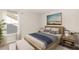 Bedroom with a wooden bed frame and neutral color scheme at 569 Richfield Way, Summerville, SC 29486