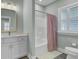 Bathroom with shower/tub combo and neutral colors at 711 Blueway Ave, Summerville, SC 29486