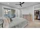 Main bedroom with private access to the backyard at 711 Blueway Ave, Summerville, SC 29486