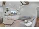 Cozy living room with built-in shelving and a comfortable sofa at 711 Blueway Ave, Summerville, SC 29486