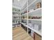 Well-organized pantry with ample shelving for storage at 711 Blueway Ave, Summerville, SC 29486