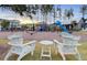 Relaxing playground area with a view of the sunset at 711 Blueway Ave, Summerville, SC 29486