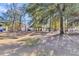 Spacious backyard with mature trees at 7936 Vermont Rd, North Charleston, SC 29418