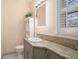 Bathroom with granite countertop and updated vanity at 882 Sedge Ct, Charleston, SC 29412