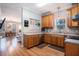 Open concept kitchen with stainless steel appliances at 882 Sedge Ct, Charleston, SC 29412
