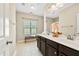 Bathroom with double vanity, tile floor, and shower at 103 Green Grass Rd, Summerville, SC 29483