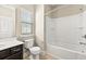 Bathroom with tub, shower, and single vanity at 103 Green Grass Rd, Summerville, SC 29483