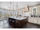 Island kitchen with granite countertops and stainless steel appliances at 1034 Bradbury Ln, Charleston, SC 29492