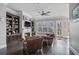 Spacious living room with fireplace and built in shelving at 1034 Bradbury Ln, Charleston, SC 29492