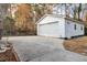 One-car detached garage with a large door at 111 Terry Ave, Summerville, SC 29485