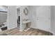 Modern entryway with decorative console table at 117 Upper Trestles Ave, Summerville, SC 29483